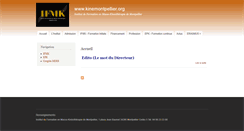 Desktop Screenshot of kinemontpellier.org