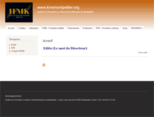 Tablet Screenshot of kinemontpellier.org
